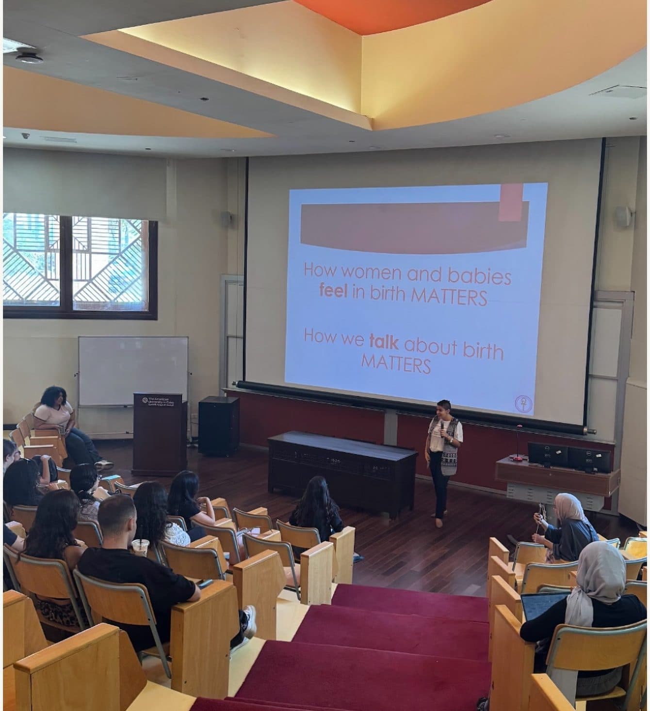 Guests and students at an Attachment Conversation